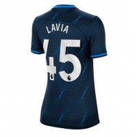 Chelsea Romeo Lavia #45 Vonkajší Ženy futbalový dres 2023-24 Krátky Rukáv